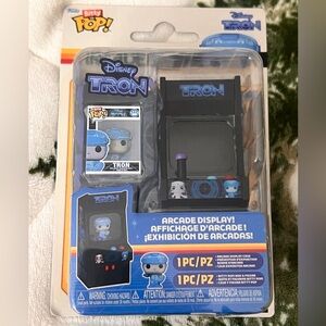 Funko Tron Blue and Black Arcade Display Bitty Pop